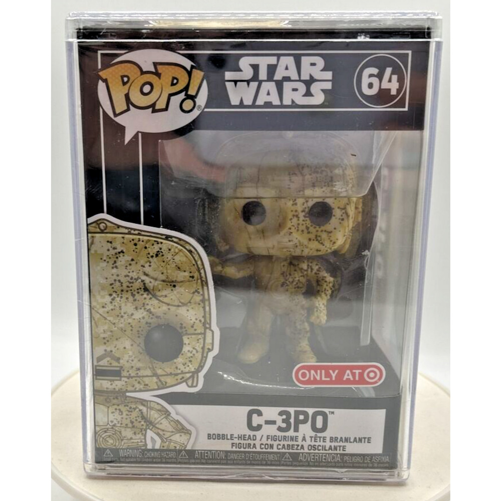 Funko Pop! Star Wars C-3PO Target‎ Exclusive in Hard Stack Box #64 F3